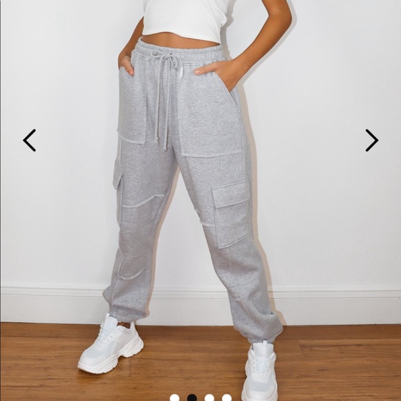 BNWT Missguided grey sweatpants joggers - Picture 2 of 4